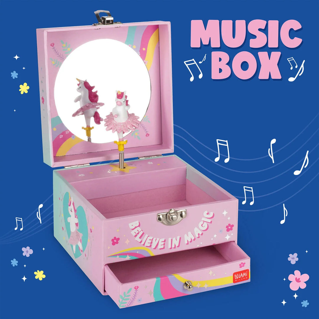 Legami Musical Jewellery Box - Unicorn