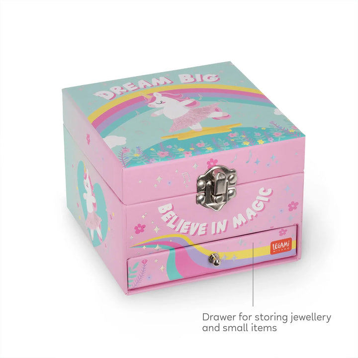 Legami Musical Jewellery Box - Unicorn