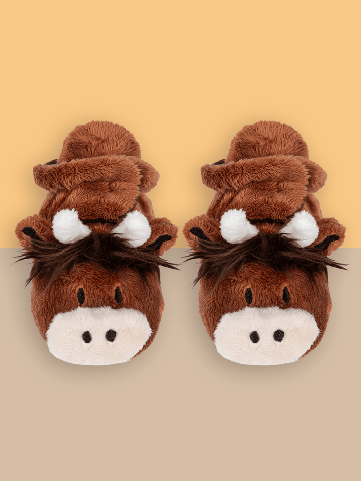 Blade and Rose Neutral Highland Cow Booties