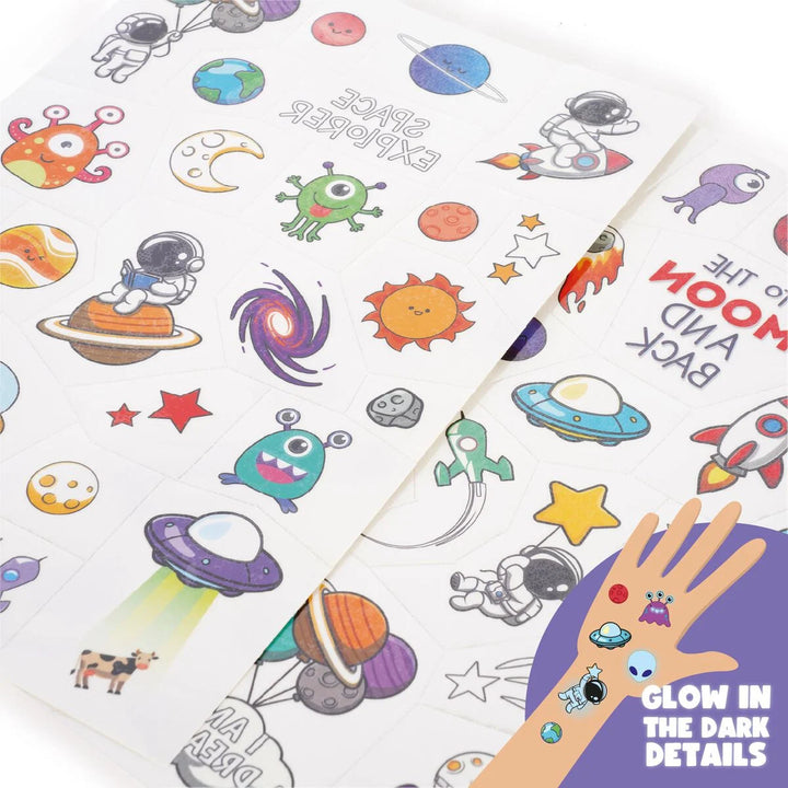 Space Temporary Tattoo