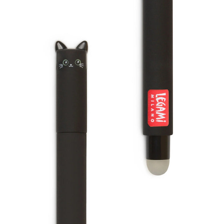 Erasable Pen - Cat - Black