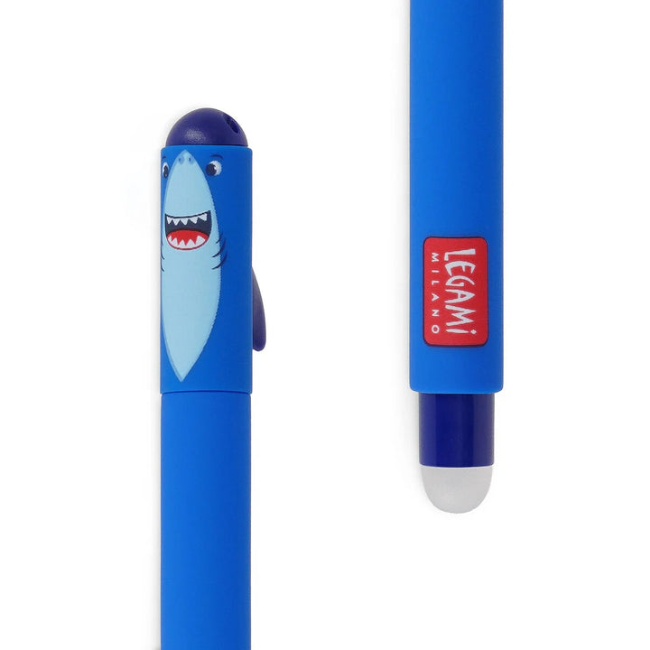 Erasable Pen - Shark - Blue
