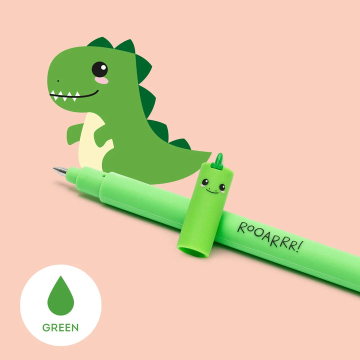 Erasable Pen - Dino - Green