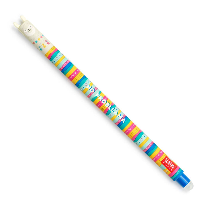 Erasable Pen - Llama - Blue