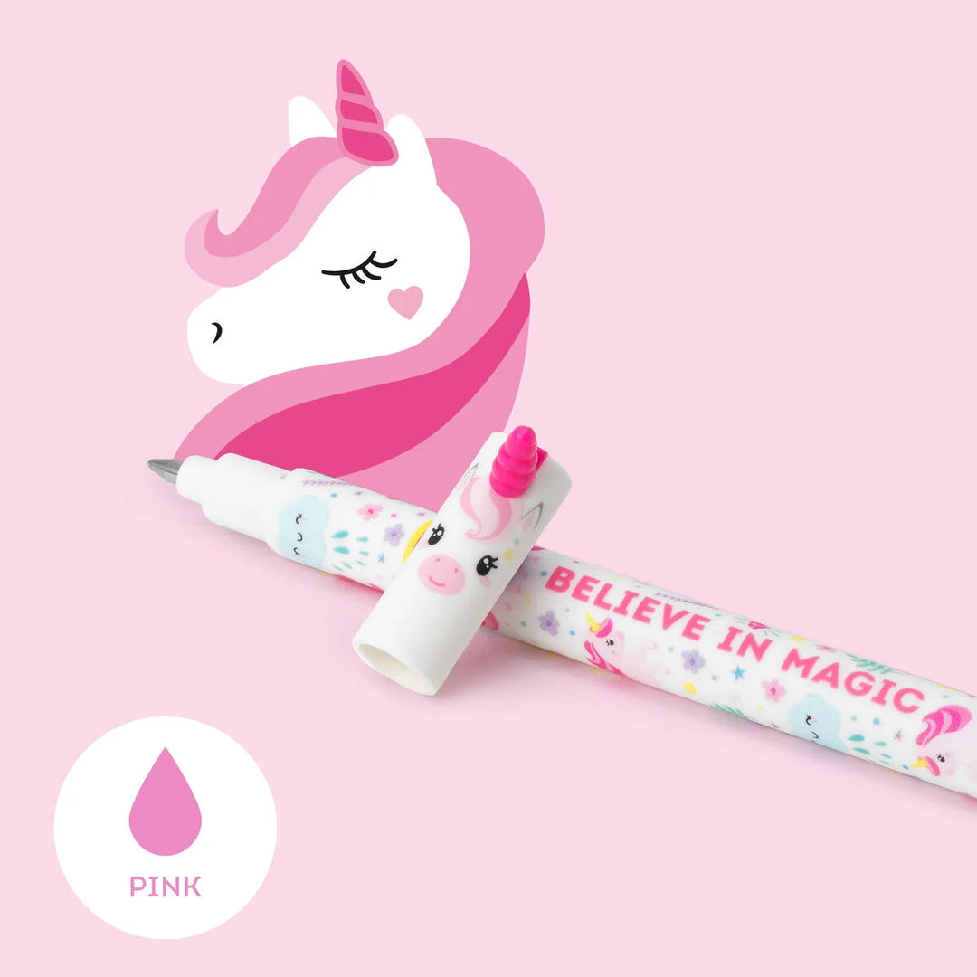 Erasable Pen - Unicorn - Pink