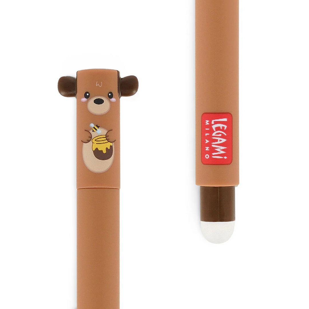 Erasable Pen - Teddy Bear - Red Ink