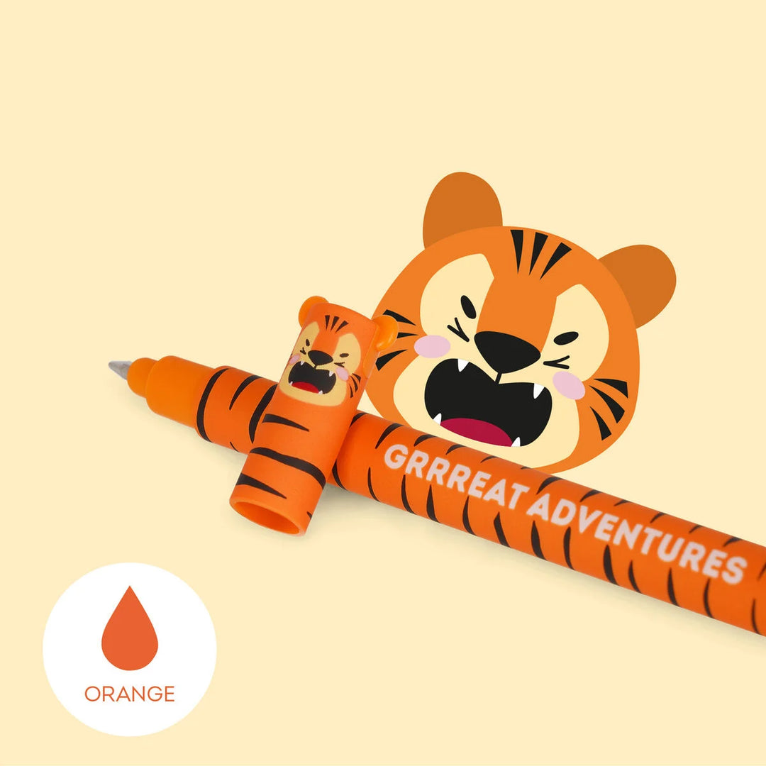 Erasable Pen - Tiger - Orange Ink