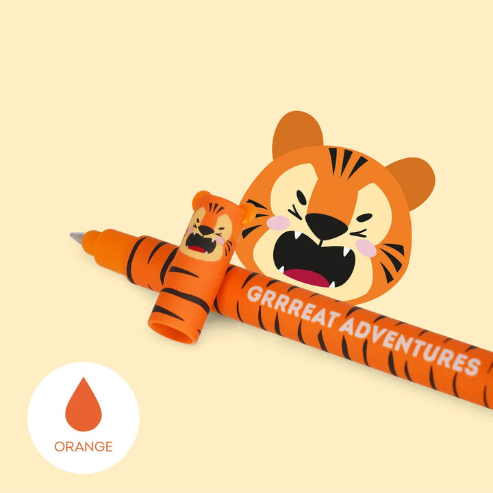 Erasable Pen - Tiger - Orange Ink