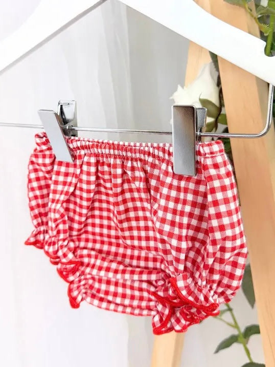 Sardon Red Gingham Dress w/pants