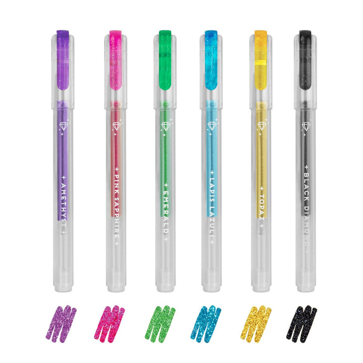 Set Of 6 Mini Gel Pens - Spring Is In The Air - Pastel Colours