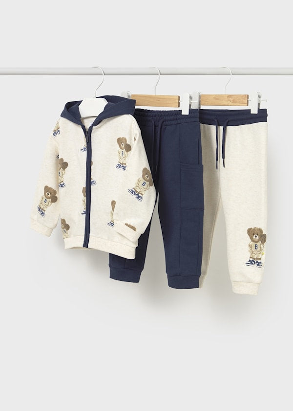 Mayoral Blue 3 piece print tracksuit 2836