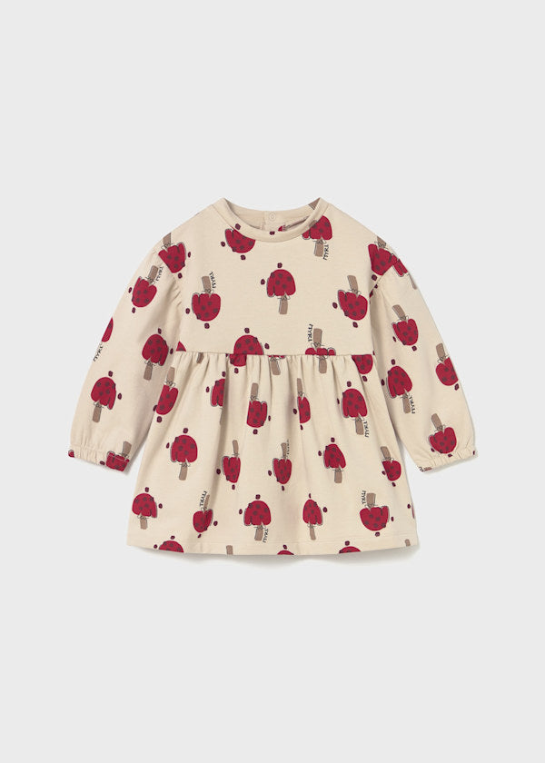 Mayoral Red Mushroom Dress 2916
