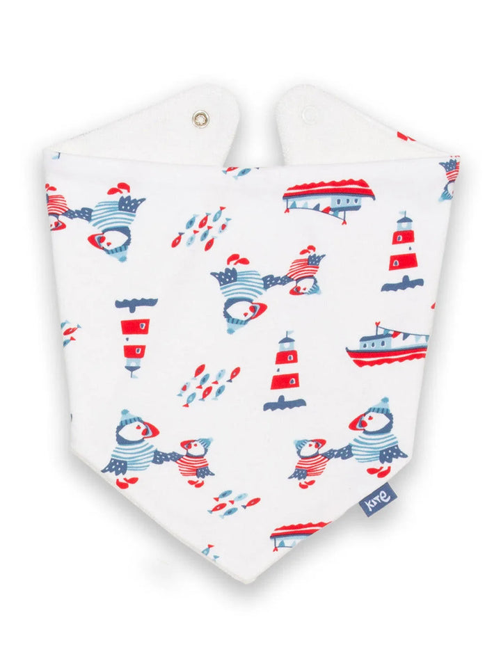 Scottish puffin dribble bib