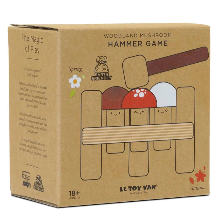 Le Toy Van Woodland Mushroom Hammer Game