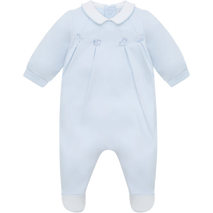 Lenny Blue Babygrow Twin Pack