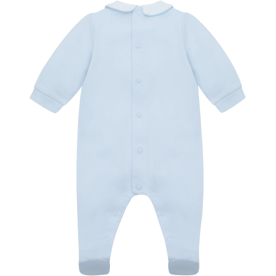 Lenny Blue Babygrow Twin Pack