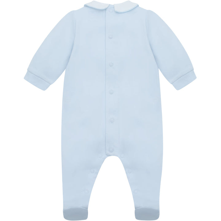 Lenny Blue Babygrow Twin Pack