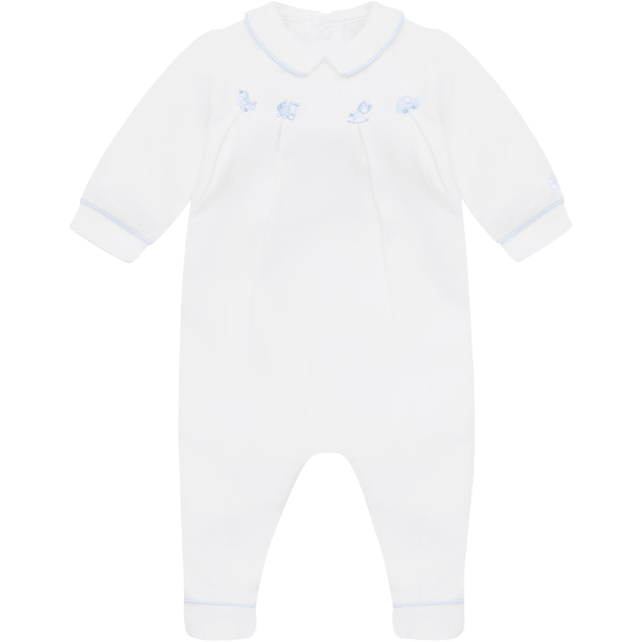 Lenny Blue Babygrow Twin Pack