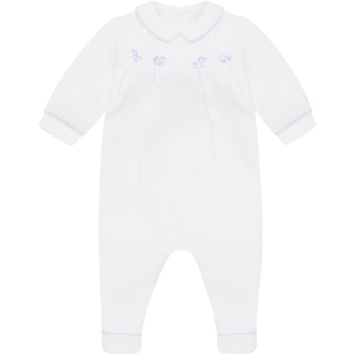 Lenny Blue Babygrow Twin Pack