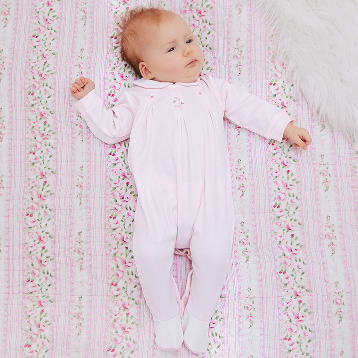 Lara Pink Babygrow Twin Pack