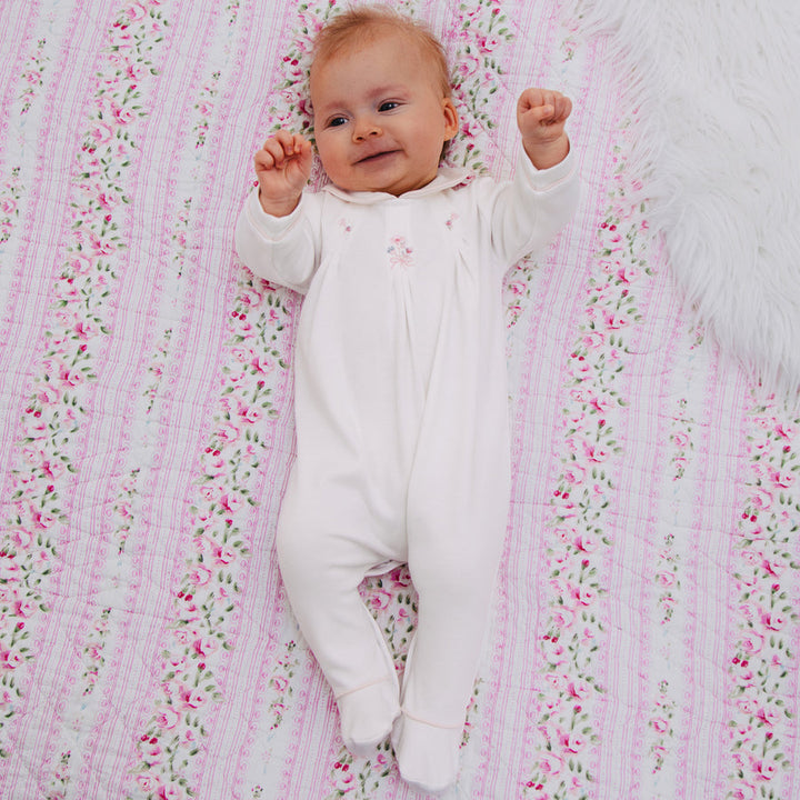 Lara Pink Babygrow Twin Pack