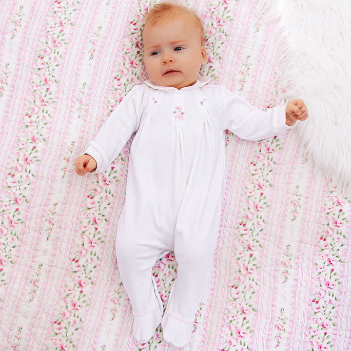 Lara Pink Babygrow Twin Pack