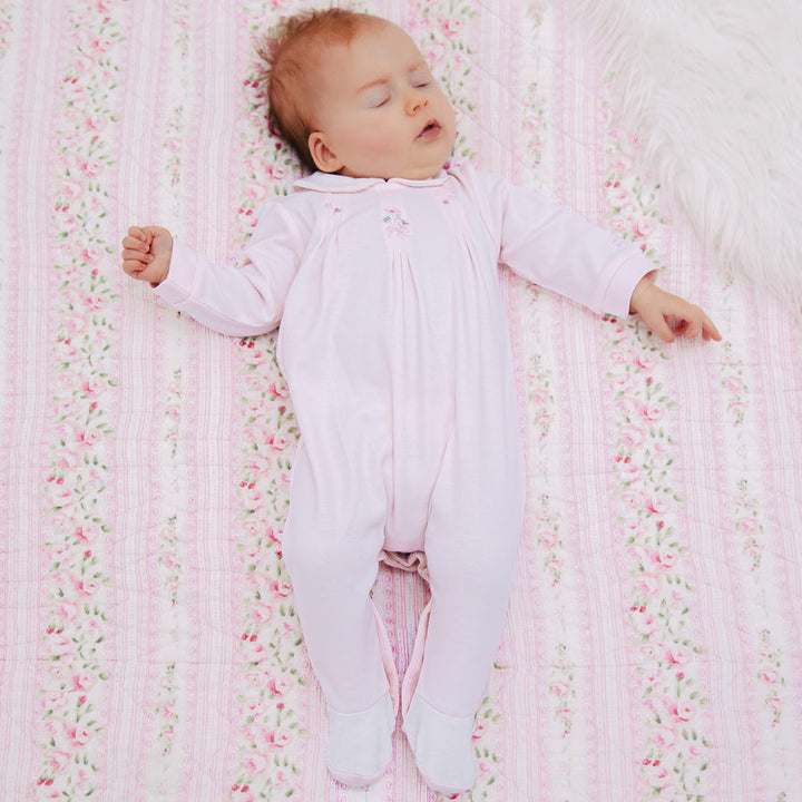 Lara Pink Babygrow Twin Pack