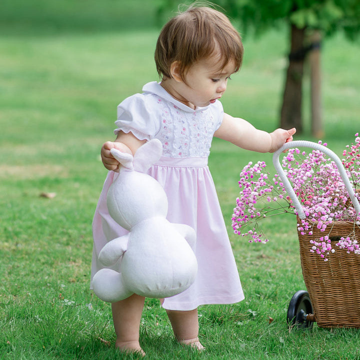 Lilah Pink Summer Floral Dress