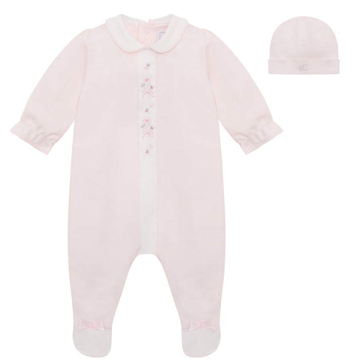 Loretta Pink Babygrow & Hat
