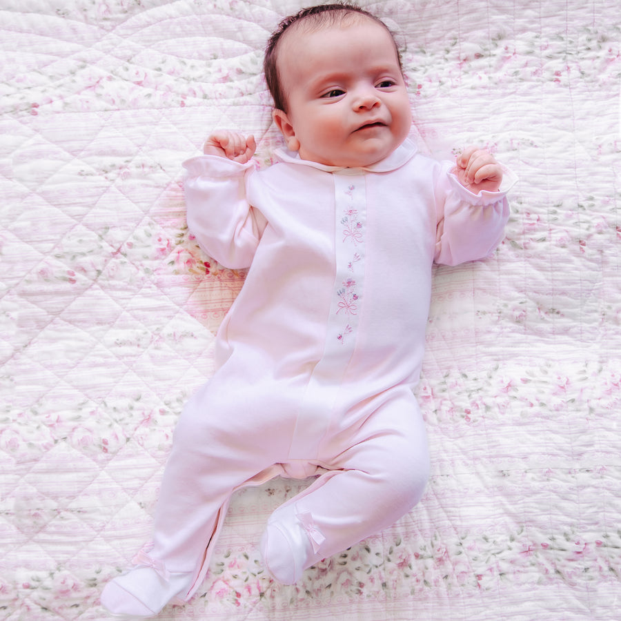 Loretta Pink Babygrow & Hat