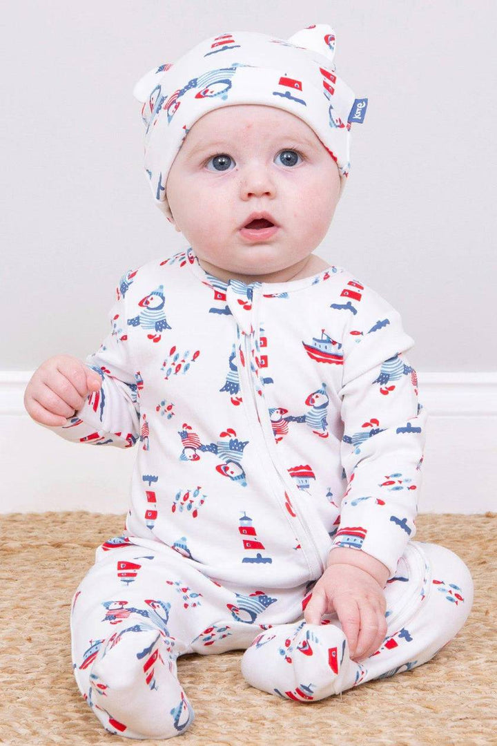 Scottish Puffin Sleepsuit W/Hat