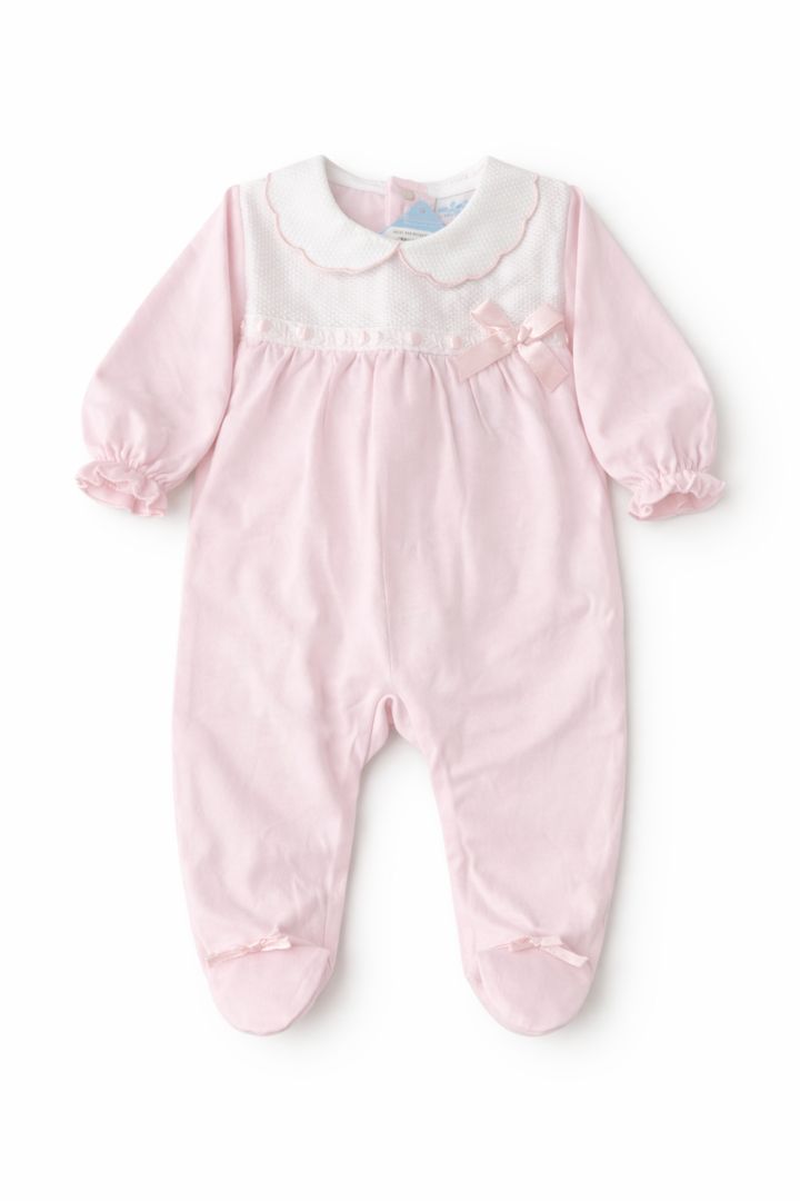 Sardon Pink Bow Romper