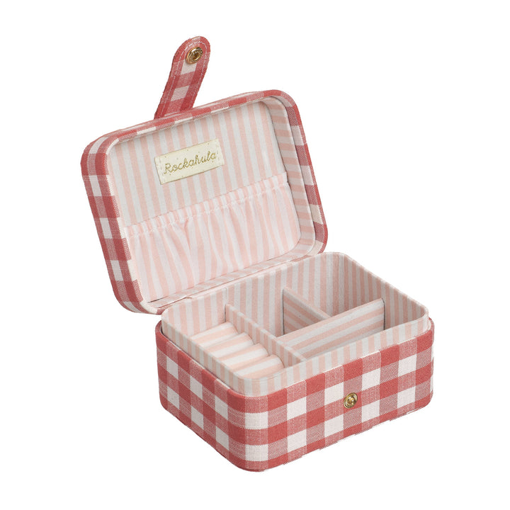 RH Gingham Bow Jewellery Box