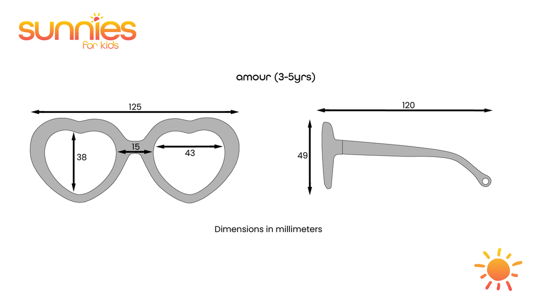 Sunnies for Kids Sunglasses 3-5 Years