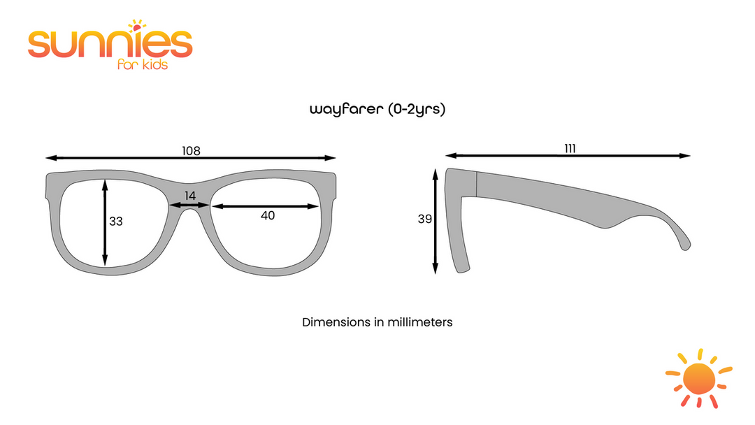Sunnies for Kids Sunglasses 0-2 Years