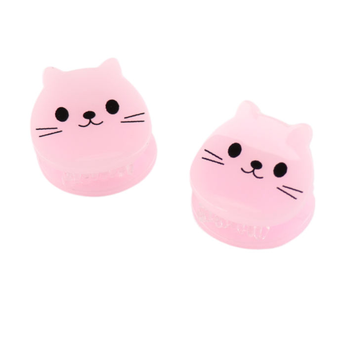 Pink Cat Claw Clips Twin Pack