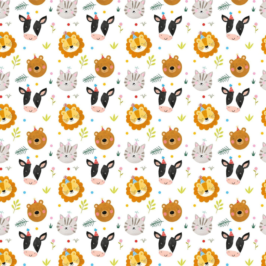 Party Animals Gift Wrapping 2pc