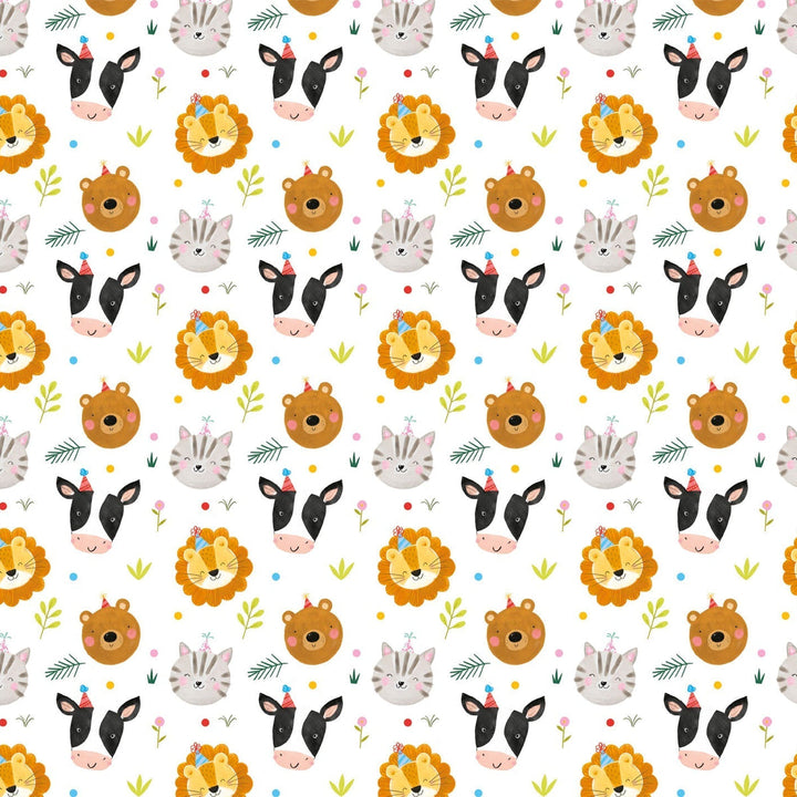 Party Animals Gift Wrapping 2pc
