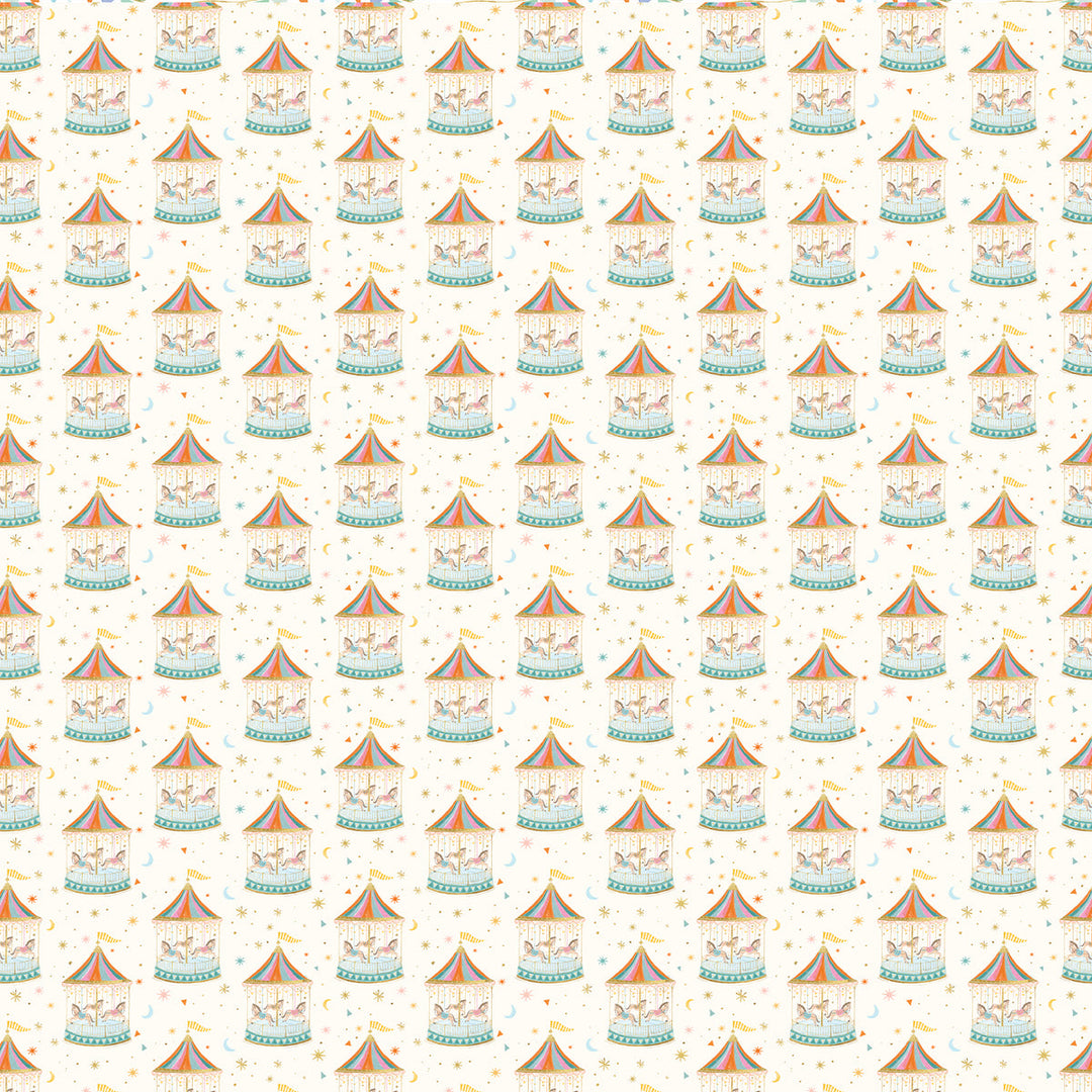 Carousel Wrapping Paper 2pc