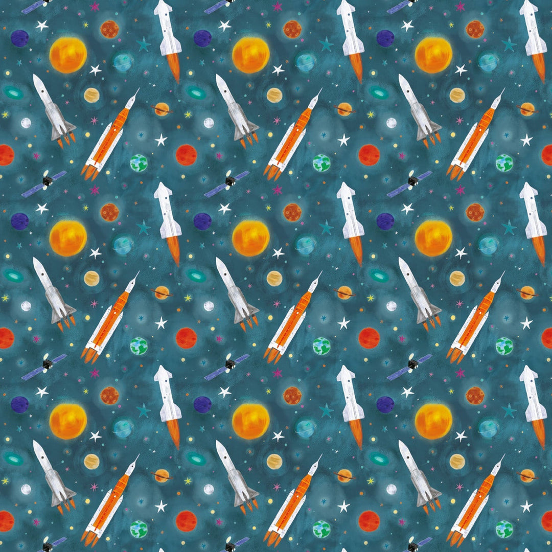 Rockets Wrapping Paper 2pc
