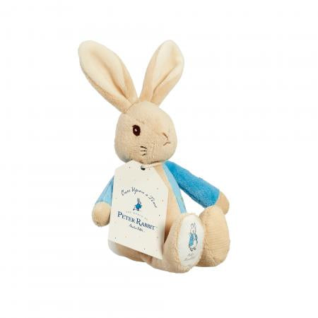 Peter Rabbit bean rattle - fabric texture detail