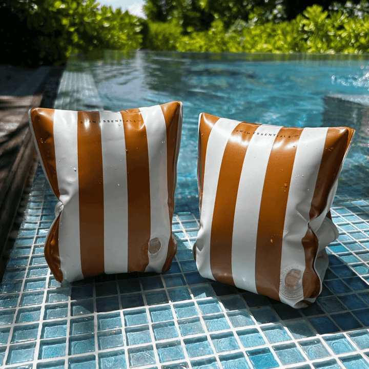 Swim Essentials Armbands Yellow Stripes