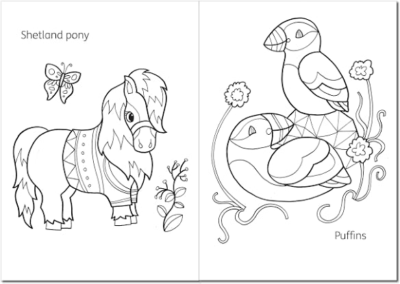 My First Scottish Colouring Book