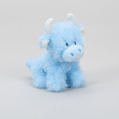 Highland Cow Mini Baby Blue