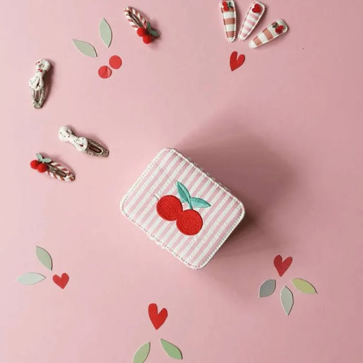 Rockahula Stripy Cherry Jewellery Box
