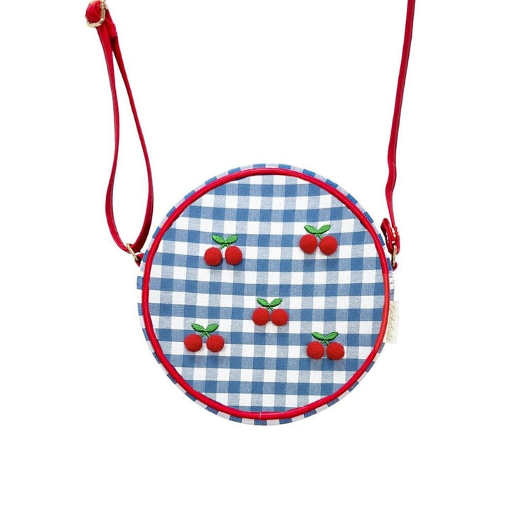 Rockahula Cherry Pom Pom Gingham Bag