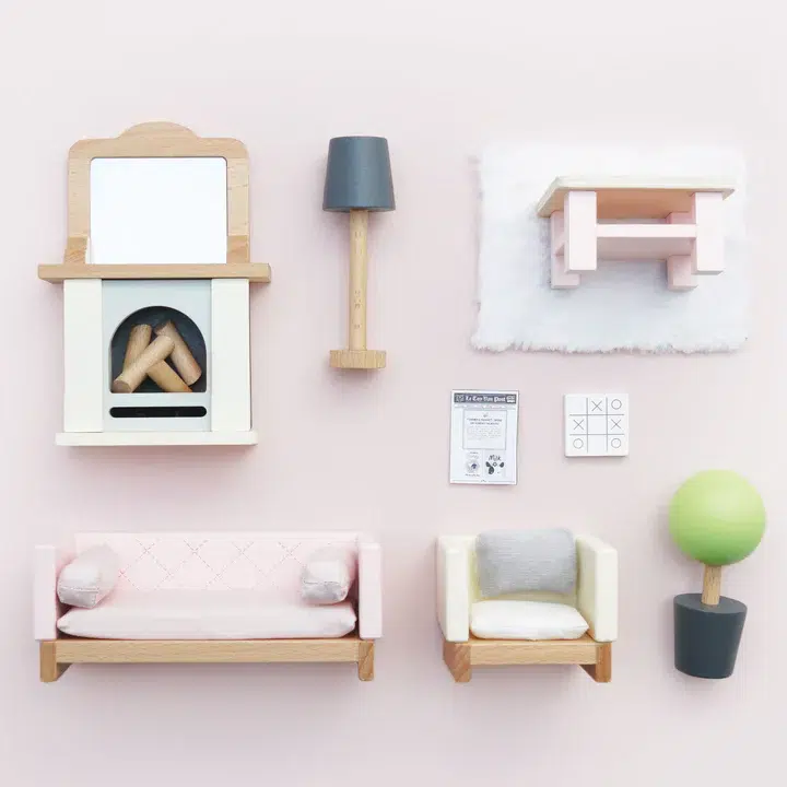 Le Toy Van Wooden Dolls House Sitting Room
