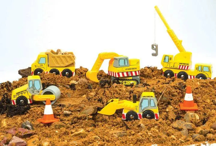 Le Toy Van Construction Vehicle Set