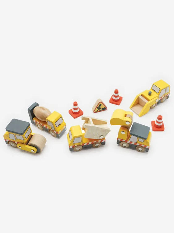 Le Toy Van Construction Vehicle Set
