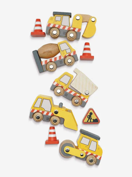 Le Toy Van Construction Vehicle Set